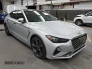 ✅ 2019 Genesis G70 Advanced • VIN: KMTG44LA2KU025977 • Lot: 42432585. Listed on IAAI with 25,227 mi. Free auction sales archive from the USA and detailed vehicle history report at DreamBid. Image 1.