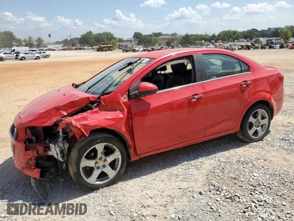 2015 Chevrolet Sonic LTZ с VIN 1G1JE5SB9F4204257, выставлен на аукционе Copart как лот 62955724 с пробегом Не указан миль и Списание • Salvage title. История ставок и продаж доступна на DreamBid. Изображение 1.