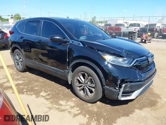 ✅ 2021 Honda CR-V EX-L • VIN: 2HKRW2H85MH603160 • Lot: 43086446. Listed on IAAI with 81,856 mi. Free auction sales archive from the USA and detailed vehicle history report at DreamBid. Image 1.