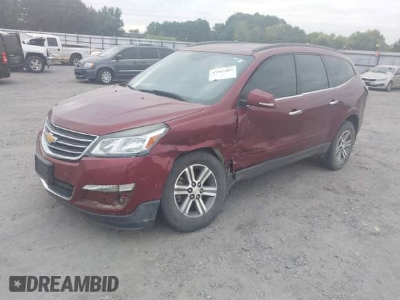 2017 Chevrolet Traverse LT z VIN 1GNKRGKD2HJ205761, wystawiony jako IAAI lot #43362483 z przebiegiem 89 450 mil mil oraz . Historia ofert i sprzedaży dostępna na DreamBid. Obrazek 19.