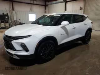 2023 Chevrolet Blazer LT z VIN 3GNKBHR49PS172495, wystawiony jako Copart lot #90341815 z przebiegiem 54 186 mil mil oraz Czysty tytuł • Clean title. Historia ofert i sprzedaży dostępna na DreamBid. Obrazek 1.