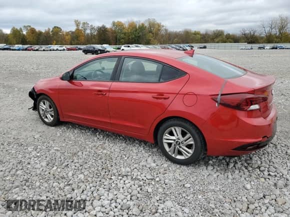 2020 Hyundai Elantra SEL with VIN 5NPD84LF1LH551644, listed as a Copart auction lot 87410875 with 47,018 mi miles and Salvage title. Bid and sale history available at DreamBid. Image 2.