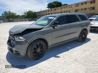 2020 Dodge Durango GT with VIN 1C4RDHDG3LC307702, listed as a Copart auction lot 68884245 with 105,369 mi miles and Salvage title. Bid and sale history available at DreamBid. Image 1.
