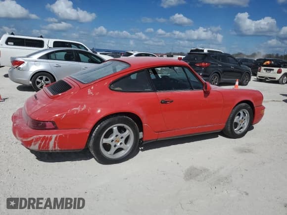✅ 1992 Porsche 911 • VIN: WP0AB2964NS420096 • Lot: 77239484. Listed on Copart with Not provided. Free auction sales archive from the USA and detailed vehicle history report at DreamBid. Image 3.