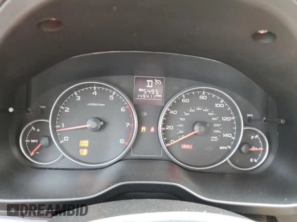 ✅ 2014 Subaru Outback 2.5i • VIN: 4S4BRBAC3E3280078 • Lot: 59531085. Listed on Copart with 149,411 mi. Free auction sales archive from the USA and detailed vehicle history report at DreamBid. Image 9.