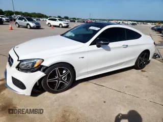 ✅ 2018 Mercedes-Benz C 43 AMG • VIN: WDDWJ6EBXJF669384 • Lot: 64436825. Listed on Copart with 62,347 mi. Free auction sales archive from the USA and detailed vehicle history report at DreamBid. Image 1.