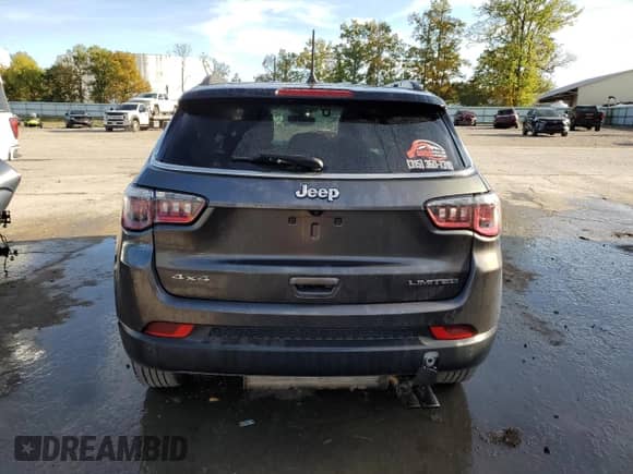 2018 Jeep Compass Limited с VIN 3C4NJDCB2JT185776, выставлен на аукционе Copart как лот 84386565 с пробегом 123 200 миль миль и Списание • Salvage title. История ставок и продаж доступна на DreamBid. Изображение 6.