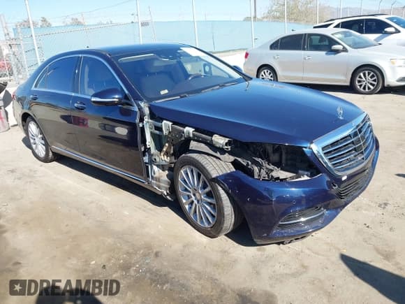 ✅ 2015 Mercedes-Benz S 550 • VIN: WDDUG8CB4FA185008 • Lot: 43610189. Listed on IAAI with 60,760 mi. Free auction sales archive from the USA and detailed vehicle history report at DreamBid. Image 1.