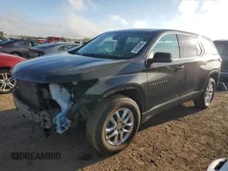✅ 2023 Chevrolet Traverse LS • VIN: 1GNERFKW5PJ286844 • Лот: 81459405. Опубликован ранее на Copart с пробегом 30 509 миль. Бесплатный доступ к архиву аукционных продаж из США и подробный отчёт об истории автомобиля на DreamBid. Изображение 1.
