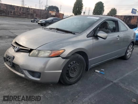 ✅ 2007 Honda Civic LX • VIN: 2HGFG12667H538111 • Lot: 92312115. Listed on Copart with 170,685 mi. Free auction sales archive from the USA and detailed vehicle history report at DreamBid. Image 1.