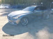 ✅ 2019 Infiniti Q50 Luxe • VIN: JN1EV7AR4KM592773 • Lot: 43467148. Wystawiony na IAAI z przebiegiem 42 532 mil. Bezpłatny archiwum sprzedaży aukcyjnych z USA i szczegółowy raport historii pojazdu na DreamBid. Zdjęcie 2.