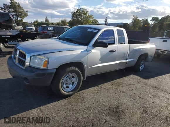 2006 Dodge Dakota ST with VIN 1D7HE22K76S609622, listed as a Copart auction lot 78209784 with 96,599 mi miles and Salvage title. Bid and sale history available at DreamBid. Image 1.