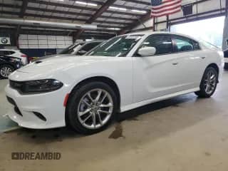 2022 Dodge Charger GT z VIN 2C3CDXMG5NH136875, wystawiony jako Copart lot #69843395 z przebiegiem 34 643 mil mil oraz Czysty tytuł • Clean title. Historia ofert i sprzedaży dostępna na DreamBid. Obrazek 1.