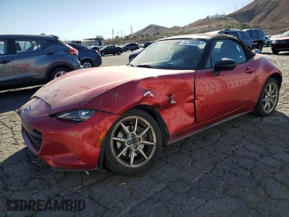 ✅ 2017 Mazda MX-5 Miata Sport • VIN: JM1NDAB78H0124135 • Лот: 88089415. Опубликован ранее на Copart с пробегом 145 338 миль. Бесплатный доступ к архиву аукционных продаж из США и подробный отчёт об истории автомобиля на DreamBid. Изображение 1.