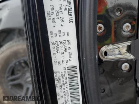 ✅ 2009 Dodge 1500 Laramie • VIN: 1D3HV13T89S705721 • Lot: 83026744. Wystawiony na Copart z przebiegiem Nie podano. Bezpłatny archiwum sprzedaży aukcyjnych z USA i szczegółowy raport historii pojazdu na DreamBid. Zdjęcie 12.