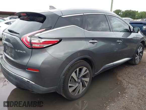 2017 Nissan Murano S with VIN 5N1AZ2MG9HN174415, listed as a IAAI auction lot 42483470 with 106,516 mi miles and . Bid and sale history available at DreamBid. Image 4.