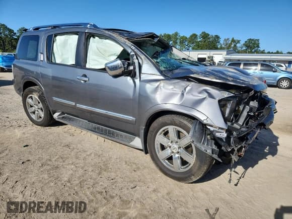 ✅ 2014 Nissan Armada Platinum • VIN: 5N1BA0NEXEN609001 • Lot: 84974035. Listed on Copart with Not provided. Free auction sales archive from the USA and detailed vehicle history report at DreamBid. Image 4.
