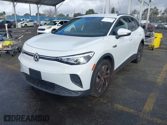 ✅ 2021 Volkswagen ID.4 Pro • VIN: WVGRMPE21MP039428 • Lot: 41563180. Listed on IAAI with 35,025 mi. Free auction sales archive from the USA and detailed vehicle history report at DreamBid. Image 2.