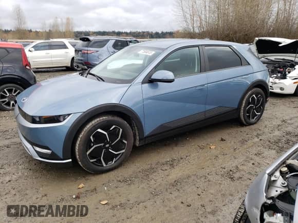 2023 Hyundai Ioniq 5 SEL z VIN KM8KNDAF6PU147989, wystawiony jako Copart lot #77504613 z przebiegiem 7 374 mil mil oraz . Historia ofert i sprzedaży dostępna na DreamBid. Obrazek 1.