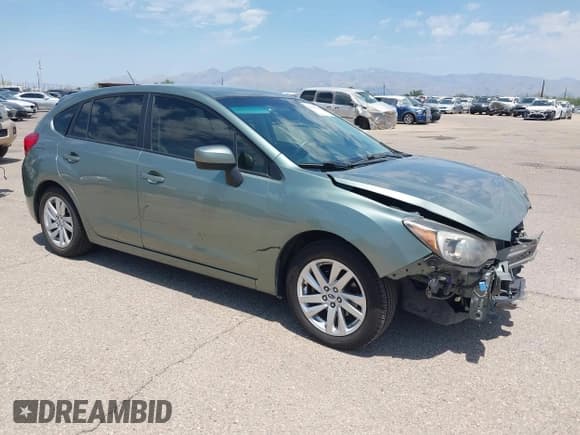 ✅ 2016 Subaru Impreza Premium • VIN: JF1GPAB6XGH230129 • Lot: 42954228. Listed on IAAI with 178,694 mi. Free auction sales archive from the USA and detailed vehicle history report at DreamBid. Image 1.