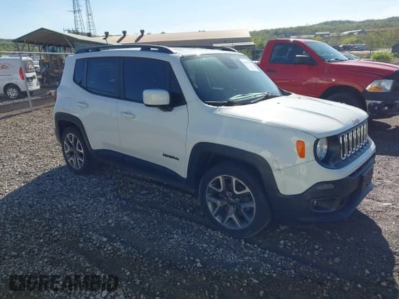 ✅ 2017 Jeep Renegade Latitude • VIN: ZACCJABB7HPF29689 • Lot: 42137977. Listed on IAAI with 101,992 mi. Free auction sales archive from the USA and detailed vehicle history report at DreamBid. Image 1.