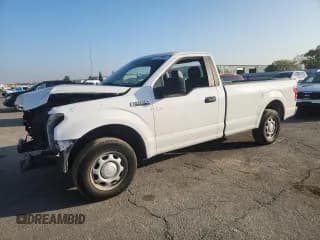 ✅ 2018 Ford F-150 XL • VIN: 1FTMF1CB2JKD35270 • Lot: 87197965. Listed on Copart with 150,822 mi. Free auction sales archive from the USA and detailed vehicle history report at DreamBid. Image 1.