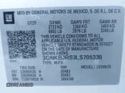 ✅ 2020 Chevrolet Blazer LT • VIN: 3GNKBJRS3LS705330 • Лот: 41552838. Опубликован ранее на IAAI с пробегом 57 598 миль. Бесплатный доступ к архиву аукционных продаж из США и подробный отчёт об истории автомобиля на DreamBid. Изображение 9.