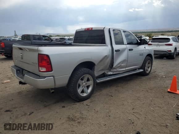 2015 Ram 1500 Express with VIN 1C6RR7FG5FS760424, listed as a Copart auction lot 65052075 with 78,802 mi miles and Salvage title. Bid and sale history available at DreamBid. Image 3.