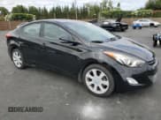✅ 2013 Hyundai Elantra Limited • VIN: KMHDH4AE6DU657973 • Lot: 65929675. Listed on Copart with 86,512 mi. Free auction sales archive from the USA and detailed vehicle history report at DreamBid. Image 4.