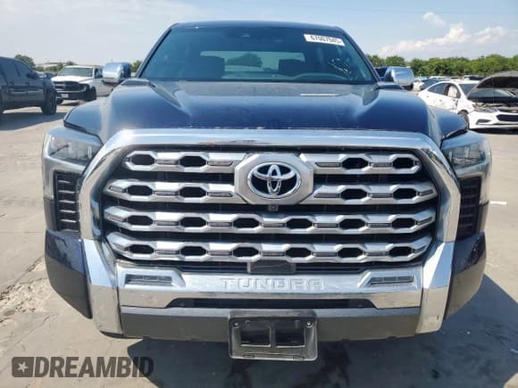✅ 2024 Toyota Tundra 1794 Edition • VIN: 5TFMC5DB3RX050879 • Lot: 67007045. Listed on Copart with 26,655 mi. Free auction sales archive from the USA and detailed vehicle history report at DreamBid. Image 5.