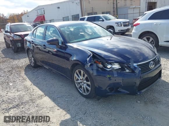 ✅ 2014 Lexus GS 350 • VIN: JTHBE1BL3E5032585 • Lot: 43724798. Listed on IAAI with 176,694 mi. Free auction sales archive from the USA and detailed vehicle history report at DreamBid. Image 1.