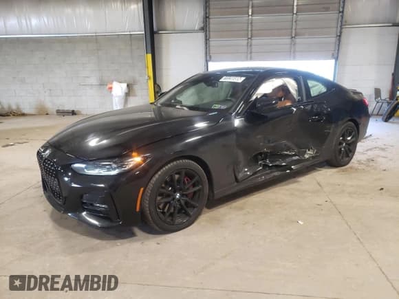 ✅ 2022 BMW 4 Series 430i xDrive • VIN: WBA73AP01NCJ41924 • Лот: 66941512. Опубликован ранее на Copart с пробегом 11 828 миль. Бесплатный доступ к архиву аукционных продаж из США и подробный отчёт об истории автомобиля на DreamBid. Изображение 1.