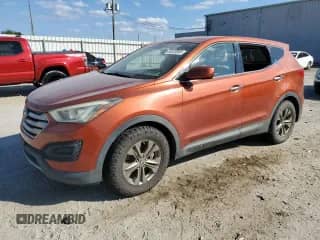 2014 Hyundai Santa Fe z VIN 5XYZT3LB9EG162031, wystawiony jako Copart lot #82620865 z przebiegiem Nie podano mil oraz Szkoda całkowita • Salvage title. Historia ofert i sprzedaży dostępna na DreamBid. Obrazek 1.