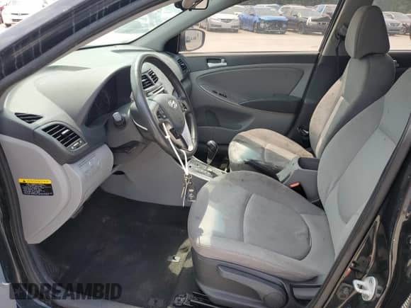 2017 Hyundai Accent Sport with VIN KMHCU5AE2HU354529, listed as a Copart auction lot 57215595 with Not provided miles and Salvage title. Bid and sale history available at DreamBid. Image 7.