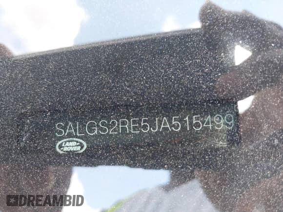 ✅ 2018 Land Rover Range Rover • VIN: SALGS2RE5JA515499 • Lot: 42963383. Listed on IAAI with 50,204 mi. Free auction sales archive from the USA and detailed vehicle history report at DreamBid. Image 9.