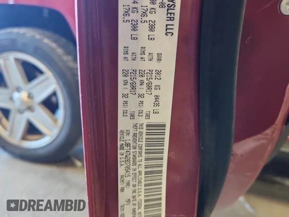 ✅ 2008 Jeep Compass Sport • VIN: 1J8FT47W28D705415 • Lot: 90346925. Listed on Copart with 129,817 mi. Free auction sales archive from the USA and detailed vehicle history report at DreamBid. Image 13.