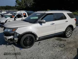2017 Ford Explorer Limited with VIN 1FM5K8FH3HGB49626, listed as a Copart auction lot 83810565 with 143,035 mi miles and Salvage title. Bid and sale history available at DreamBid. Image 1.