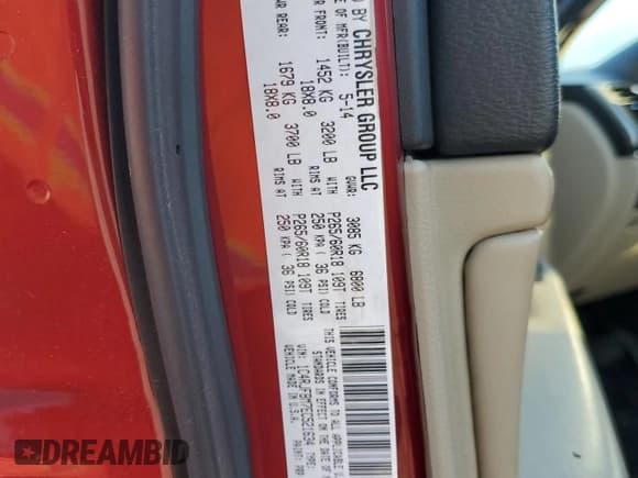 ✅ 2014 Jeep Grand Cherokee Limited • VIN: 1C4RJFBM7EC521634 • Лот: 91701005. Опубликован ранее на Copart с пробегом 120 620 миль. Бесплатный доступ к архиву аукционных продаж из США и подробный отчёт об истории автомобиля на DreamBid. Изображение 13.