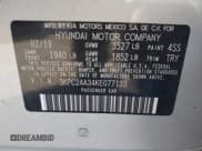 ✅ 2019 Hyundai Accent SE • VIN: 3KPC24A34KE077133 • Лот: 41619357. Опубликован ранее на IAAI с пробегом 104 956 миль. Бесплатный доступ к архиву аукционных продаж из США и подробный отчёт об истории автомобиля на DreamBid. Изображение 9.