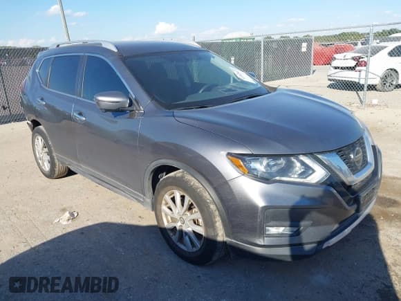 ✅ 2018 Nissan Rogue SV • VIN: KNMAT2MT8JP584782 • Lot: 43387817. Listed on IAAI with 23,366 mi. Free auction sales archive from the USA and detailed vehicle history report at DreamBid. Image 1.