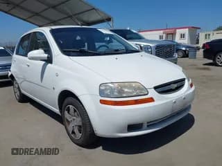 ✅ 2007 Chevrolet Aveo LS • VIN: KL1TD66697B732035 • Lot: 42528247. Wystawiony na IAAI z przebiegiem 155 438 mil. Bezpłatny archiwum sprzedaży aukcyjnych z USA i szczegółowy raport historii pojazdu na DreamBid. Zdjęcie 1.