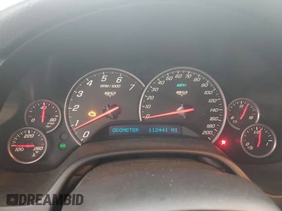 2013 Chevrolet Corvette 3LT with VIN 1G1YG2DW7D5106648, listed as a Copart auction lot 81218524 with 112,441 mi miles and Salvage title. Bid and sale history available at DreamBid. Image 9.