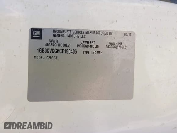 ✅ 2012 Chevrolet Silverado 2500HD Work Truck • VIN: 1GB0CVCG6CF190406 • Lot: 43661604. Wystawiony na IAAI z przebiegiem 162 753 mil. Bezpłatny archiwum sprzedaży aukcyjnych z USA i szczegółowy raport historii pojazdu na DreamBid. Zdjęcie 9.