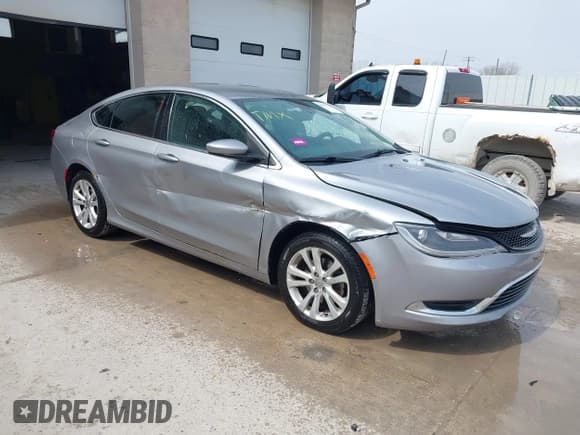 ✅ 2015 Chrysler 200 Limited • VIN: 1C3CCCAB7FN605171 • Lot: 41981777. Listed on IAAI with 148,250 mi. Free auction sales archive from the USA and detailed vehicle history report at DreamBid. Image 1.