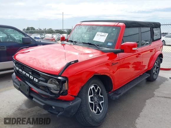 ✅ 2022 Ford Bronco • VIN: 1FMDE5DH7NLA98557 • Lot: 41746093. Wystawiony na IAAI z przebiegiem 61 718 mil. Bezpłatny archiwum sprzedaży aukcyjnych z USA i szczegółowy raport historii pojazdu na DreamBid. Zdjęcie 2.