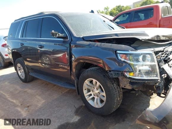 ✅ 2018 Chevrolet Tahoe LS • VIN: 1GNSKAKC4JR377144 • Lot: 43294082. Listed on IAAI with 104,437 mi. Free auction sales archive from the USA and detailed vehicle history report at DreamBid. Image 1.
