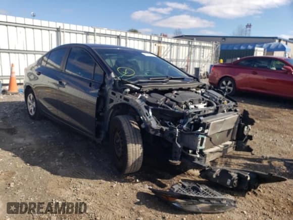 ✅ 2016 Chevrolet Cruze LS • VIN: 1G1BC5SM3G7267107 • Lot: 66916592. Listed on Copart with 94,914 mi. Free auction sales archive from the USA and detailed vehicle history report at DreamBid. Image 1.