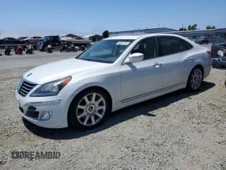 ✅ 2012 Hyundai Equus Signature • VIN: KMHGH4JH0CU056614 • Лот: 58932285. Опубликован ранее на Copart с пробегом 46 046 миль. Бесплатный доступ к архиву аукционных продаж из США и подробный отчёт об истории автомобиля на DreamBid. Изображение 1.
