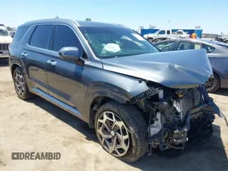 ✅ 2022 Hyundai Palisade Calligraphy • VIN: KM8R74HE0NU359581 • Лот: 42866288. Опубликован ранее на IAAI с пробегом 76 311 миль. Бесплатный доступ к архиву аукционных продаж из США и подробный отчёт об истории автомобиля на DreamBid. Изображение 1.