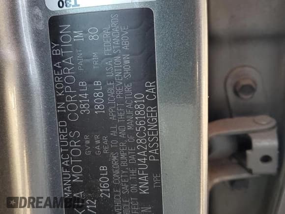 ✅ 2012 Kia Forte EX • VIN: KNAFU4A28C5618810 • Лот: 87033365. Опубликован ранее на Copart с пробегом 128 258 миль. Бесплатный доступ к архиву аукционных продаж из США и подробный отчёт об истории автомобиля на DreamBid. Изображение 12.